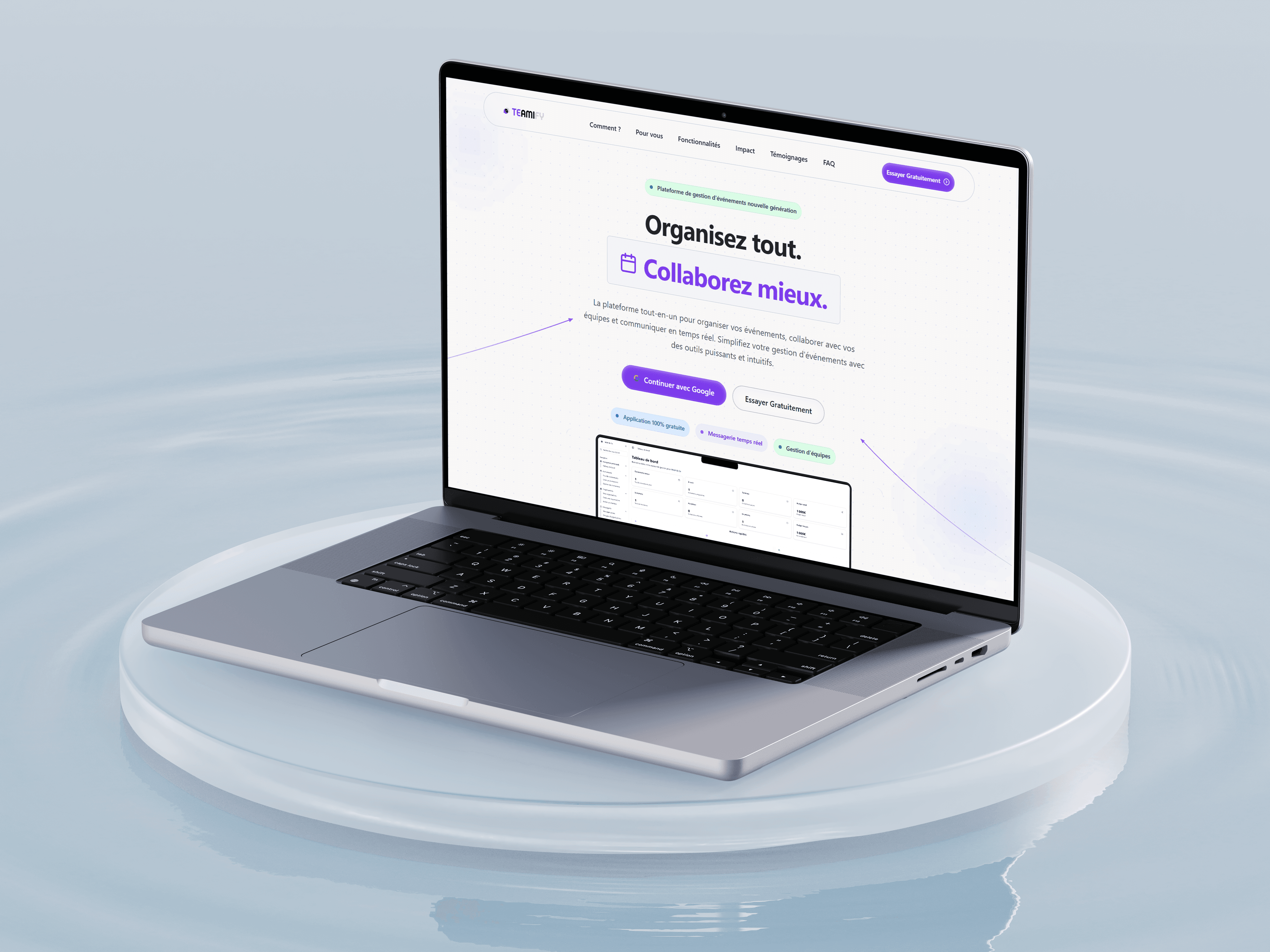 Teamify • Application de gestion événementielle